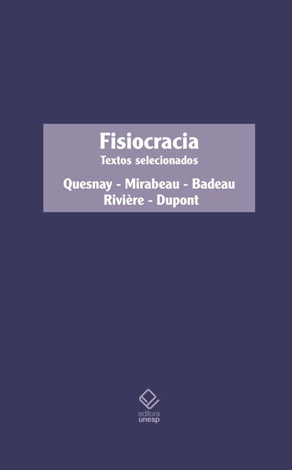 Fisiocracia. Texto selecionados